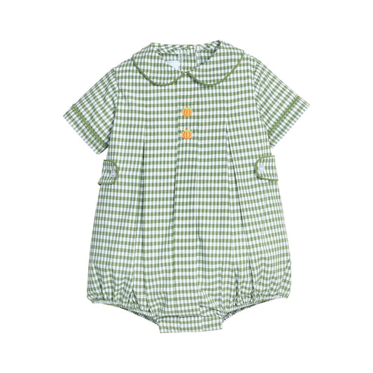 Embroidered Nicholas Bubble - Pumpkin