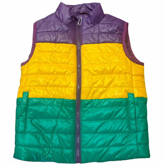 Mardi Gras Quilted Vest