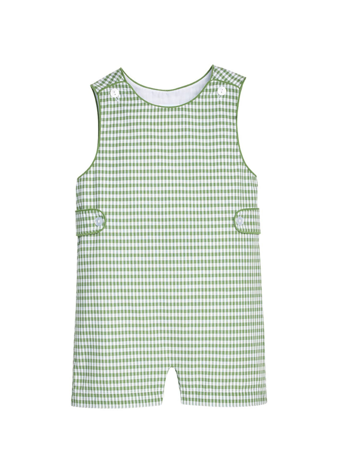 Button Tab Jon Jon - Watercress Gingham
