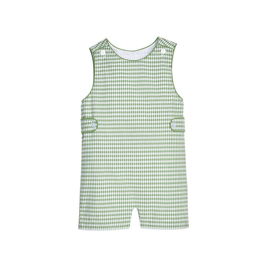 Button Tab Jon Jon - Watercress Gingham