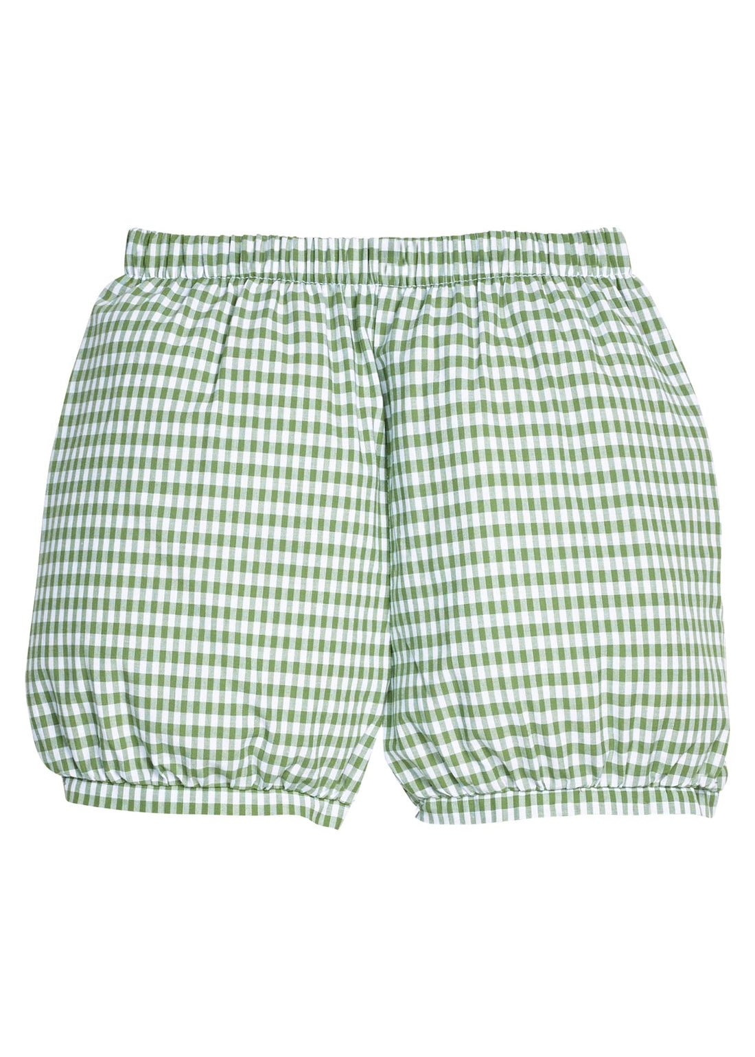 Banded Shorts - Watercress Gingham