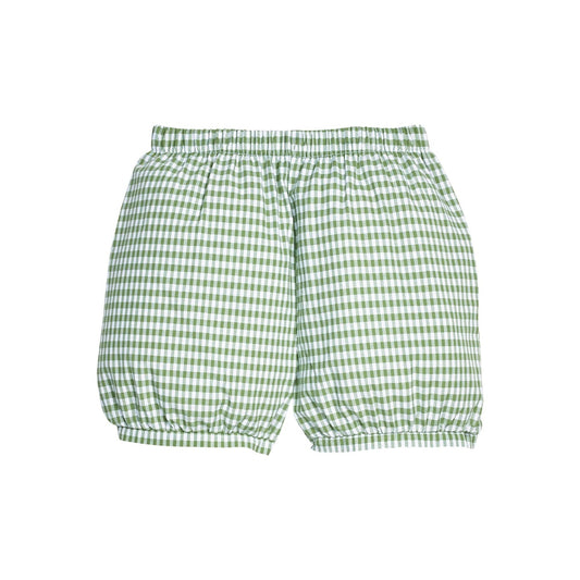 Banded Shorts - Watercress Gingham