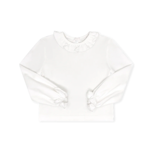 Bella Blouse Long Sleeve - White