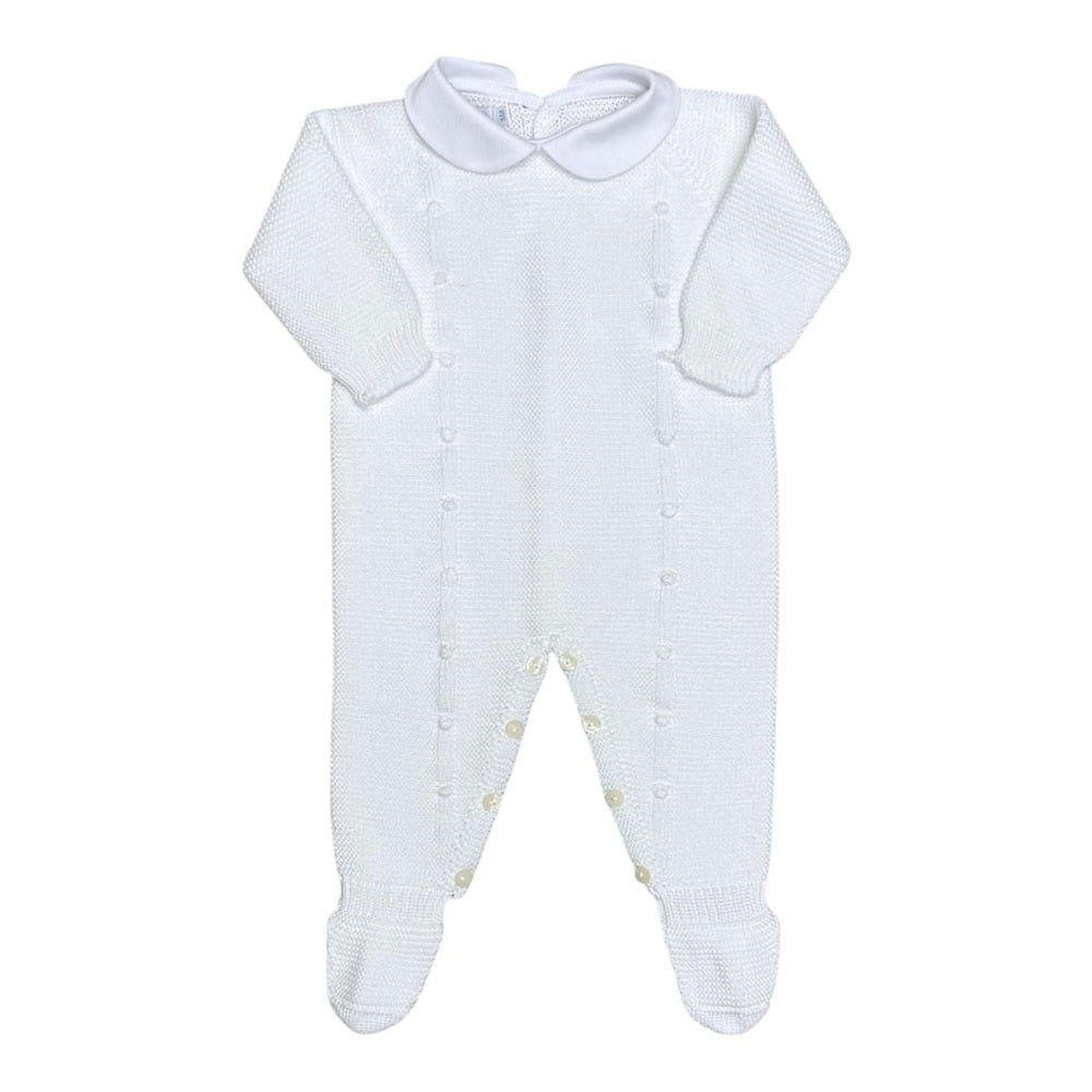 Footie with Baubles - White