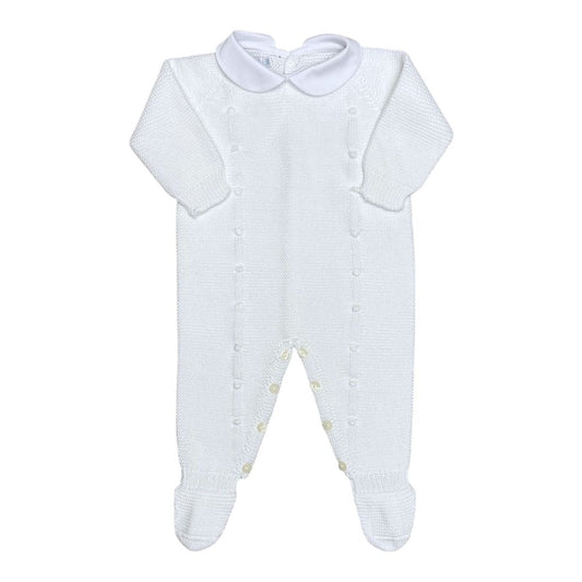 Footie with Baubles - White