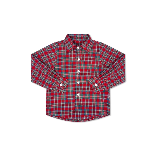 Brees Button Down - Woodstock Plaid